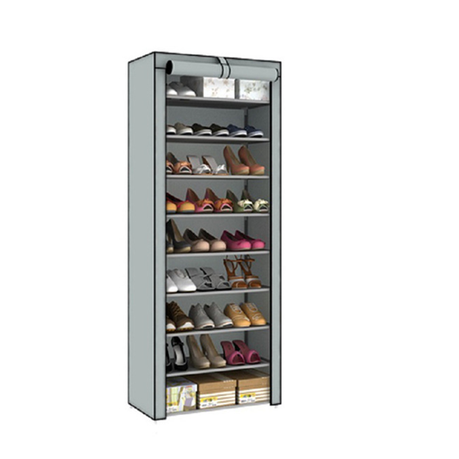 Shoe Rack Stand for Home Multipurpose Storage - black variant image 12