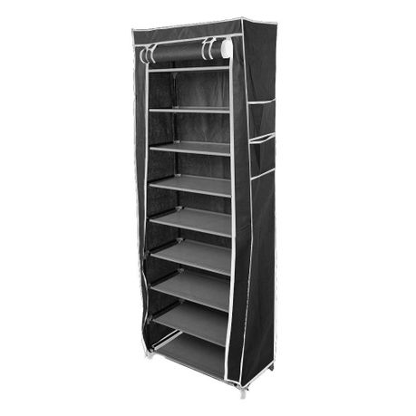 Shoe Rack Stand for Home Multipurpose Storage - black variant image 3
