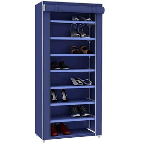 Shoe Rack Stand for Home Multipurpose Storage - black variant image 5