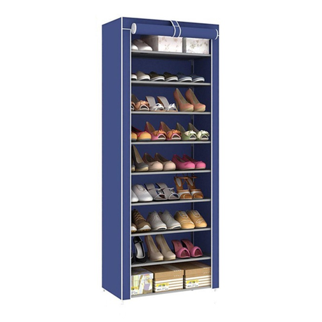 Shoe Rack Stand for Home Multipurpose Storage - black variant image 6