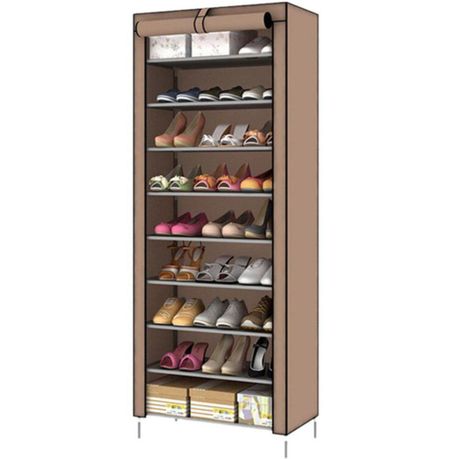 Shoe Rack Stand for Home Multipurpose Storage - black variant image 8