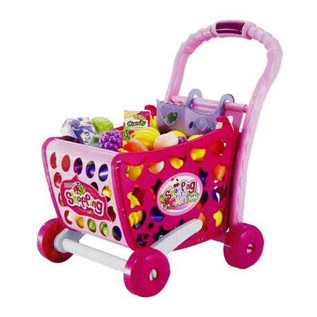Shopping Cart - Trolley-Style Play Set - Pink variant image 1