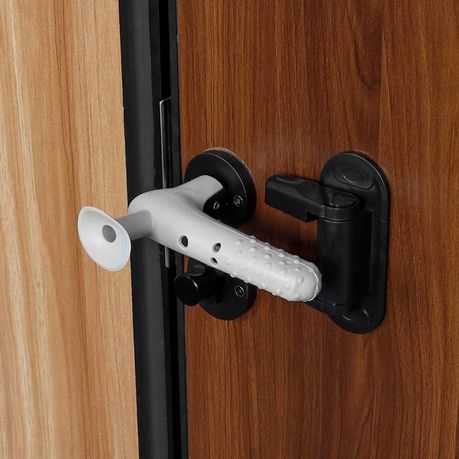 Silicone Door Handle Protective Cover With Suction Cup-Grey variant image 4