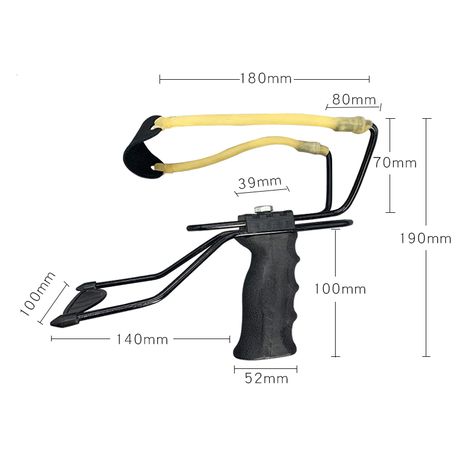 Slingshot With Elastic Rubber Band variant image 4