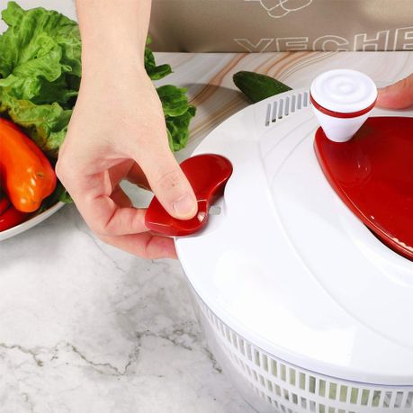 Smile mom Salad Spinner Vegetable Washer with Bowl Rotary Handle variant image 14