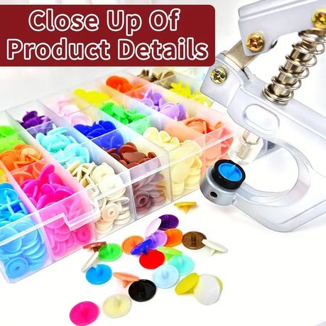Snap Buttons With Fastener Pliers variant image 3