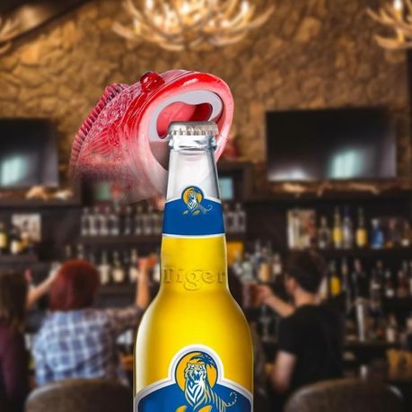 Snapper Bottle Opener - Red variant image 4