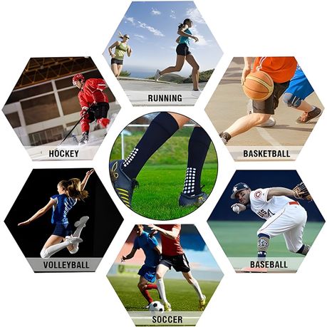 Soccer Sport Cushion Socks - 3 Pairs variant image 4