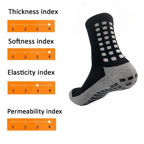 Soccer Sport Cushion Socks Anti-Slip - 1 Pack variant image 2
