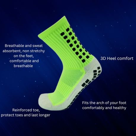 Soccer Sport Cushion Socks Anti-Slip - 1 Pack variant image 12