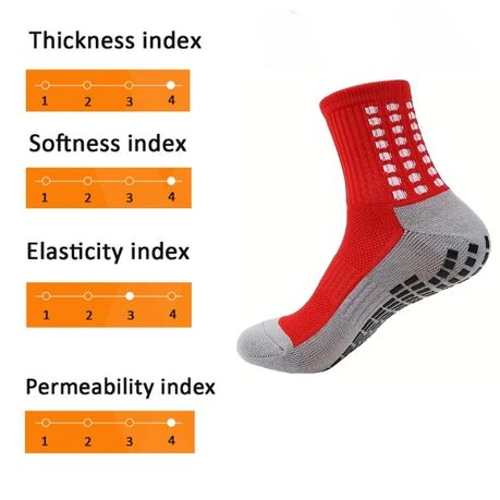 Soccer Sport Cushion Socks Anti-Slip - 1 Pack variant image 15