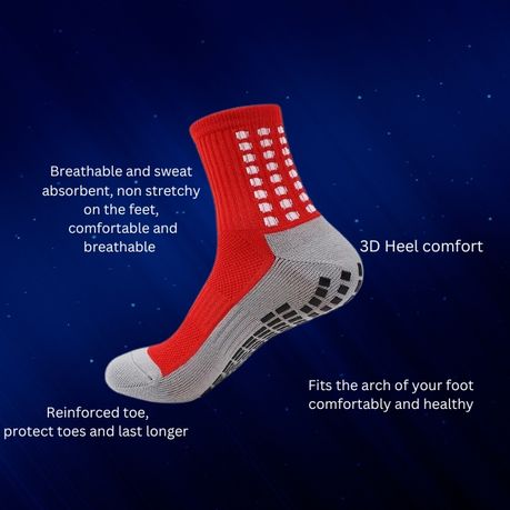 Soccer Sport Cushion Socks Anti-Slip - 1 Pack variant image 16