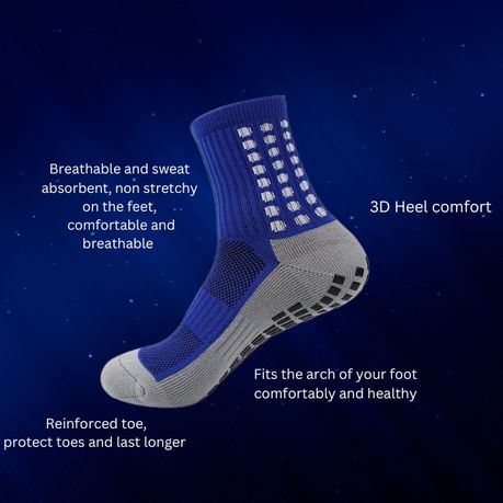 Soccer Sport Cushion Socks Anti-Slip - 1 Pack variant image 8