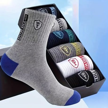 Soft Cotton Blend Athletic Socks - 5 Pairs variant image 2