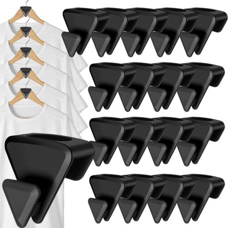 Space Saving Plastic Hanger Connector Hooks - 12 Piece variant image 2