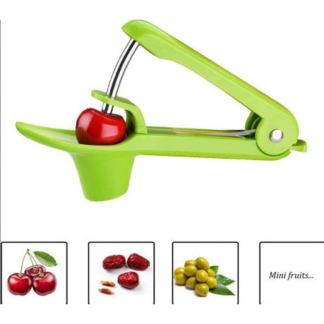 Stainless Steel ABS Cherry Pitters Olives Go Nuclear Device Tool - Green variant image 2