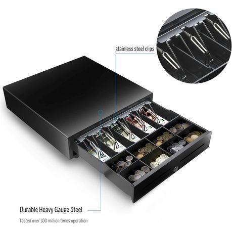 Stainless steel cash drawer Till Box variant image 2