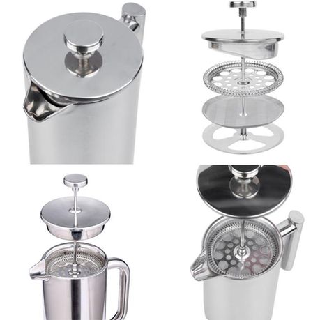 Stainless Steel French Press Coffee Maker variant image 3