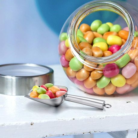 Stainless Steel Kitchen Utility Scoops, Ideal for Candy/Ice Cube/Flour etc variant image 4