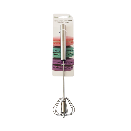 Stainless Steel Semi-Automatic Whisk - Egg/Milk Beater variant image 6