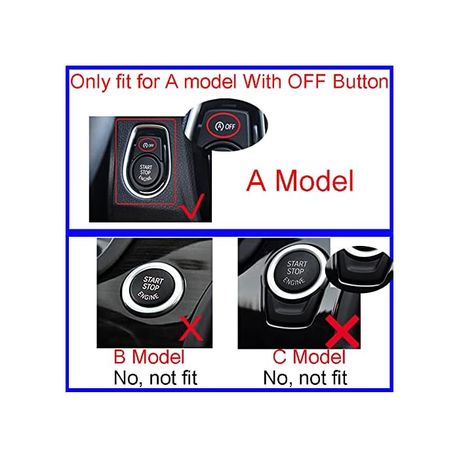 Start / Stop Button Cap Compatible F30 3 series (2012-2018) (Non Original) variant image 4