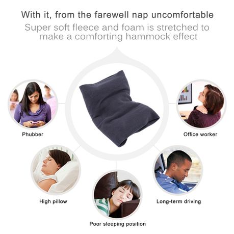 Super Soft Inflatable Neck Support Travel Pillow - Red variant image 6