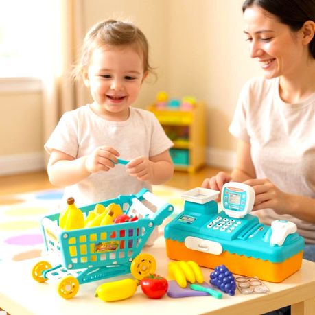 Supermarket Play Set Pretend Play Grocery Store for Kids variant image 3