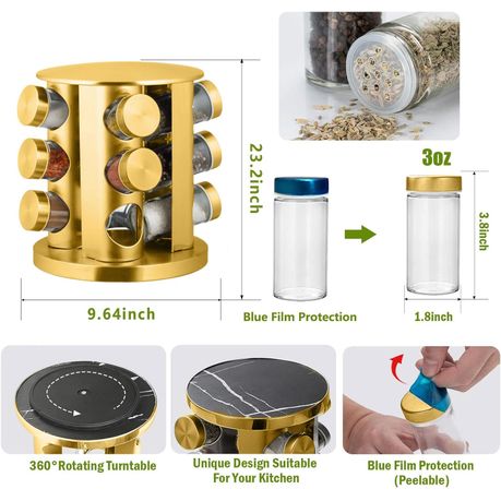 Tabletop Rotating Spice Organizer variant image 10