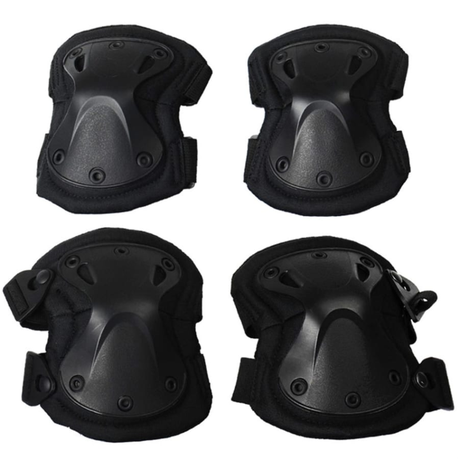 Tactical Knee and Elbow Guard - Black variant image 1