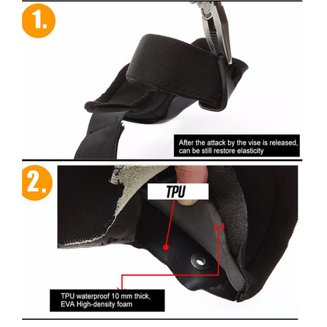 Tactical Knee and Elbow Guard - Black variant image 4