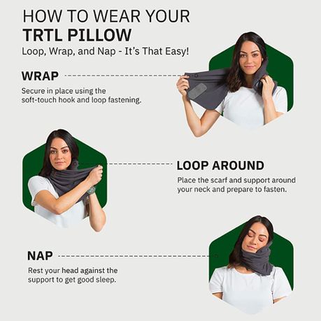 Travel and Airplane Pillow Memory Cotton Neck and Shoulder Support Pillow variant image 5