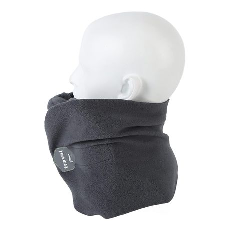 Travel Nap Pillow For Neck Support - Grey variant image 3