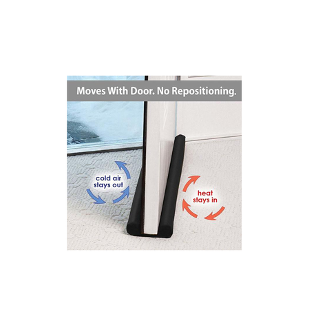Twin Door Stopper for Doors and Window - Brown variant image 2