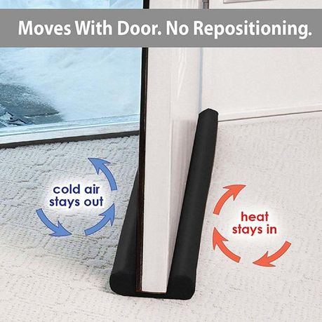 Twin Draft Leather Wind Dust Blocker Insulator for Door and Windows variant image 2