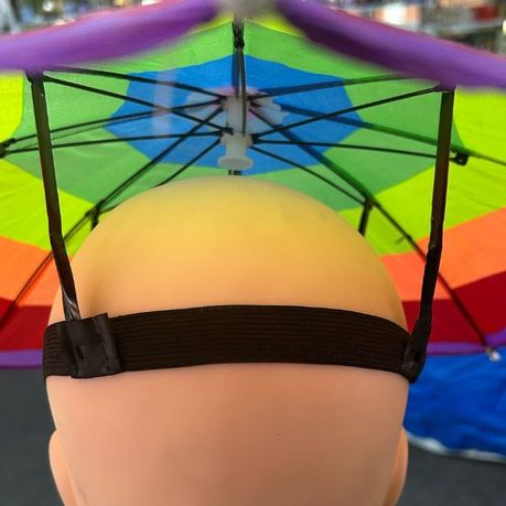 Umbrella Sunshade Foldable Hat with Elastic Band variant image 3