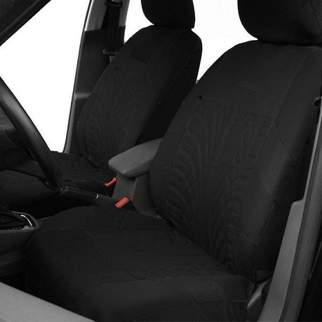 Universal Polyester Front and Rear Seat Cover Breathable Non-Slip Car Seat variant image 2