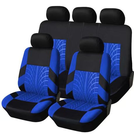 Universal Polyester Front and Rear Seat Cover Breathable Non-Slip Car Seat variant image 4