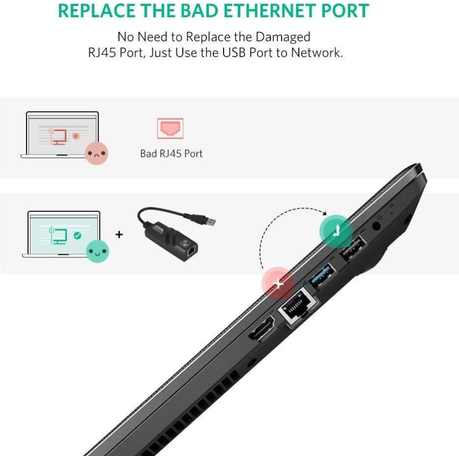 USB 3.0 RJ45 Gigabit Ethernet Adapter 10/100/1000Mbps variant image 2