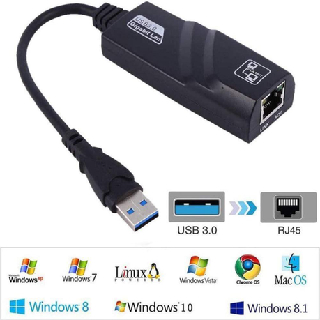 USB 3.0 to 10/100/1000 Mbps Ethernet Adapter variant image 2
