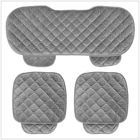 Velvet Car Seat Covers Set For Car Front Back Seat variant image 2