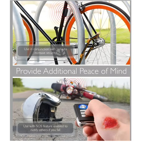 Vibrating Motorbike/Bicycle Anti-theft Alarm With Weather-Resistant Remote variant image 2
