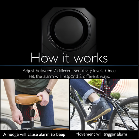 Vibrating Motorbike/Bicycle Anti-theft Alarm With Weather-Resistant Remote variant image 4