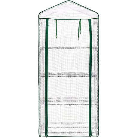 Walk-in Greenhouse Replacement Cover with Roll-Up Zipper Door Greenhouse variant image 1