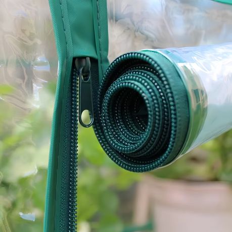 Walk-in Greenhouse Replacement Cover with Roll-Up Zipper Door Greenhouse variant image 5