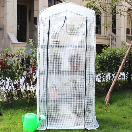 Walk-in Greenhouse Replacement Cover with Roll-Up Zipper Door Greenhouse variant image 9