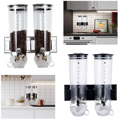 Wall Mount Transparent Cereal Storage Container variant image 4