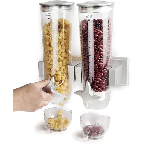 Wall Mount Transparent Cereal Storage Container variant image 8