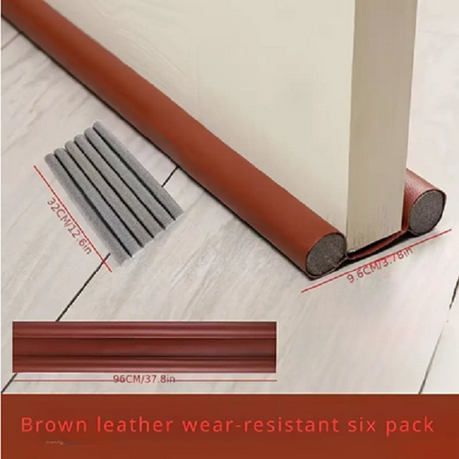 Weatherstrip Wind Dust Blocker Protector - brown variant image 3