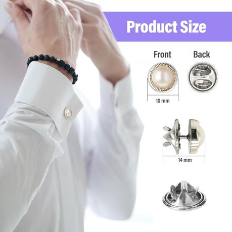 Women Shirt Brooch Pins Buttons For Coat Dress Clothes Decoration - 20Pcs variant image 7